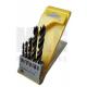 5 PCS Wood Drill Bit Set Double Flutes High Efficiency For Drilling Work