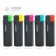 Electric Lighter for Cigarettes in Disposable Rubber Material and Hot Color