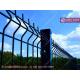 2.7m high Wire Mesh Fence | 3D curves | 5.0mm Wire Thickness | Dark Green | Hesly Fence Factory