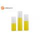 30ml 50ml Airless Pump Bottles , Snap On  Cosmetic Lotion Bottle 0.25cc Dosage