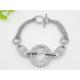 Stainless Steel Heart Chain Bracelets for Women 1440010