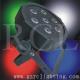 7x10W RGBW in 1 LED par light for Wedding / Event Stage Lighting