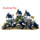 Villa Series Outdoor Playground Slide Include Exotic Architecture