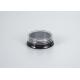 3g Empty Plastic Cosmetic Jar With Black Lids Tiny Makeup
