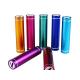 2600mAh Aluminum Lipstick Power Bank Cylinder Portable Charger 18650 Battery