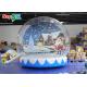 Outdoor Indoor Romantic Inflatable Snow Globe Christmas Decoration