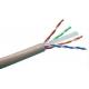 350 MHz UTP CAT6 Network Cable 4 Pairs 23 AWG Solid Copper with PVC Jacket