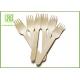 Wooden Biodegradable Disposable Cutlery Forks For Picnic Take out Food