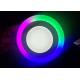 Factory Mould Surface Dual Color Round Panel Light  12+4W  White+PGB