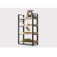 Iron MDF Gift Shop Shelves Home Display Rack Powder Coating Surface