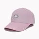 6 Eyelets 6 Panel Baseball Cap With Constructured Front Panel Pink Color