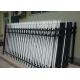 Security Powder Coated Zinc Steel Picket Fence For Residential , Heat Treated