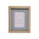 Simple Rectangular Desktop Photo Frame With Glass Front 4x6 Inches As Gift