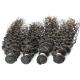 Natural Black Afro Human Hair Extensions Kinky Curly For Black Women