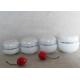 Super White Glass Cosmetic Packaging Set For Skin Care Cream / Lotion