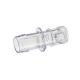 Medical Injection Molding PP Transparent Hose Barb Non Valved Coupling Insert
