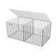 2x1x1m Hot Dipped Galvanized Welded Gabion Mesh Basket For Retaining Wall