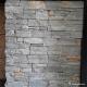 Natural stone Random Decorative Wall Covering Stone With Cement / Concrete Backed