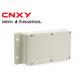 Pale Gray ABS Junction Box , Universal Plastic Enclosures For Electronics