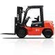 3 Stage Forklift Truck Diesel 3000kg Rated Capacity With 180 Degree Rearview Mirror