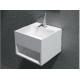 Artificial Stone Wall Hung Wash Hand Basin For Bathroom Vanity Top