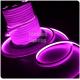 pink color DC 24V led neon flex 16x16mm square flat neon rope IP68 outdoor lighting decoration