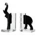 Beautiful Shape Lucite Acrylic Bookends With High Quality