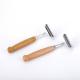 135mm Bamboo Handle Razor Vegan Eco Friendly Safety With Stainelss Steel Blade