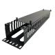 Efficient Metal Cable Management Rack with Innovative Latch Design