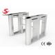 Slim Glass Arms Speed Gate Turnstile Automatic Access Control System