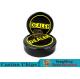 Yellow Sculpture Texas Poker Dealer Button For Casino Poker Table Games Use Accessories Grade Acrylic 75mm Dealer Card