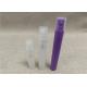 Empty Perfume Pump Sprayer Pen Shape Small Capacity Purple / Translucent Color