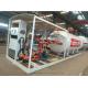 Skid Mounted LPG Gas Tank For Mobile LPG Filling Stations With  Digital Scales