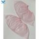 Customized Disposable PE Pink Shoe Cover For Labs Waterproof Material 17 x 40cm