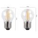 G45 E27 Edison COG lamp LED Filament Bulb Candelabra Light clear and forsted milky cover