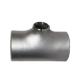 Galvanized Carbon Steel Seamless Reducing Tee Fitting ASME B16.9 Butt Welded Equal Tee