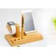 3 in 1 Wooden Phone Charger for iWatch / iPhone Holding & Pen Collecting
