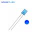 Rectangle Blue Through Hole LED Emitting Diode 2x5x7mm Durable