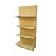 Factory Customized Color Size Logo wood grain color supermarket shelves retail display rack convenience grocery store racks