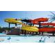 Water Game Park Play Equipment Single Fiberglass Outdoor Pool Big Spiral Slide Set For Children