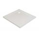 5cm Thick High Gloss White Acrylic Square Shower Base with Anti Slip Texture