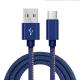 Jeans Braided USB A To USB C Cable 3A Fast Charging Compatible With Samsung Galaxy