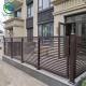 Metal And Steel Durable Aluminum Horizontal Slat Fence PPG Privacy Metal Fences