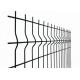 3.5mm Galvanized PVC Coated 3D Welded Wire Mesh Fence Curved Garden Perimeter