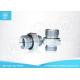 British Metric Pipe Thread Fittings Bite Type , Hydraulic Tube Fittings With ED Rin