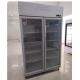 Customized Upright Display Refrigerator Five Layers Storing Vertical Fridge