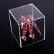 Square Counter Acrylic Display , Case Plastic Stand Clear Storage Box Jars With Lids