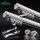 1.0mm Thickness Aluminum Curtain Track Window Decorative White Aluminum Curtain Rods And Rails