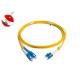 Ф3.0mm, Ф2.0mm, Ф0.9mm 1, 2, 3 meter or customized SC - LC - DX SM MM OM3  Fiber Optic Patch Cord