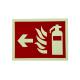 Self Luminous Fire Extinguisher Safety Sign Direction Point Distinguisher For Hospital
